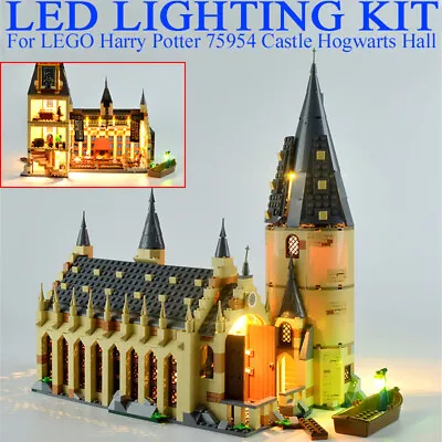 Buy LED Light Kit For Harry Potter Hogwart Great Hall Compatible With LEGO 75954 Set • 21.58£
