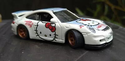 Buy PORSCHE 911 GT3 Hello Kitty By Hot Wheels Modified Real Riders  1:64 • 0.99£