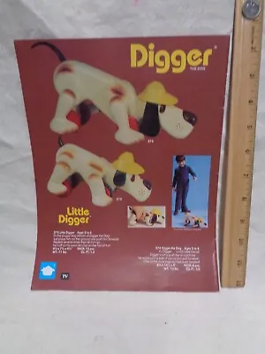 Buy 1979 Hasbro Digger And Little Digger Full Page Ad Vintage DOG From Catalog • 14.17£