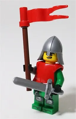Buy Medieval Forestmen Flagbearer Minifigure MOC Knight Castle - All Parts LEGO • 7.99£