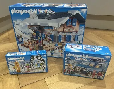 Buy Used PLAYMOBIL Ski Family Fun Bundle (3 Sets) All In Excellent Condition    • 20£