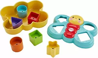Buy Fisher-Price Butterfly Shape Sorter, Baby Shape Sorter Toy With Different Colour • 10.38£