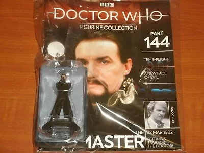 Buy THE MASTER Part #144 Eaglemoss BBC Doctor Who Figurine Collection Anthony Ainley • 24.99£
