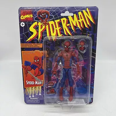 Buy Hasbro RARE Marvel Legends Spider-man Vintage Retro 6  Action Figure • 74.99£