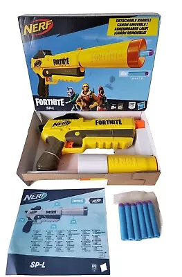 Buy Nerf Fortnite SP-L Dart Shhhh… Gun - Blaster Elite Pistol With Silencer + Darts • 23.49£