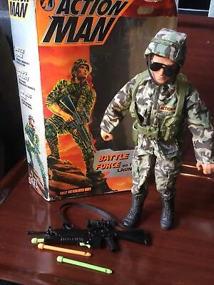 Buy Action Man Battle Force + Missile Launcher Rifle Boxed • 39.99£