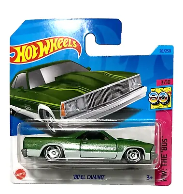 Buy Hot Wheels '80 EL CAMINO #26/250 - 2023 H W The 80's 3/10 Short Card Green • 2£