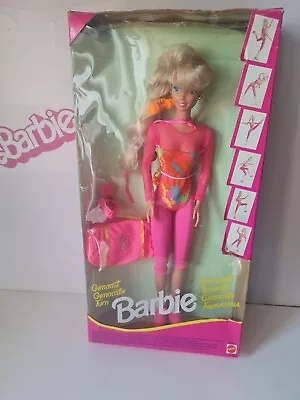 Buy Barbie Mattel Gymnast 1993 Gymnast Sport 11921 China Doll Snodata Doll • 46.25£