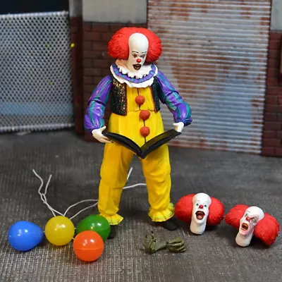 Buy NECA Movie IT Figure Pennywise Action Figure & Accessories Model Collection Gift • 41.15£