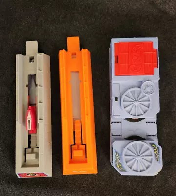 Buy HOT WHEELS (1) MOTORIZED SPEED BOOSTER And (2) Launchers- VINTAGE - WORK Great • 17.95£
