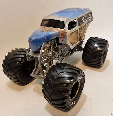 Buy Monster Jam Monster Truck Big Kahuna With Surfboards Blue 1:24 Scale VGC • 14.99£