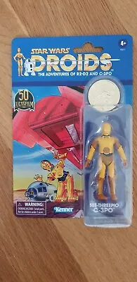 Buy Droids C3PO Star Wars 50th 3.75  TVC Vintage Collection Figure Brand New Kenner • 15.95£