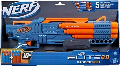 Buy Nerf Dart Blaster Elite 2.0 Ranger PD-5 Hasbro Great Gift Outdoor Toy • 15.99£