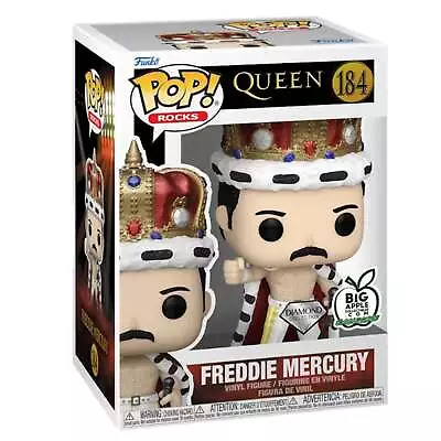 Buy Queen #184 Freddie Mercury Diamond Big Apple Exclusive Funko Pop • 25.50£