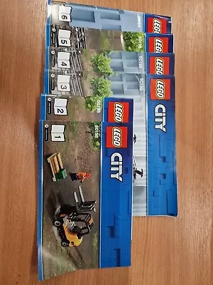 Buy Lego 60198 Cargo Train Instruction Manuals Only • 6£