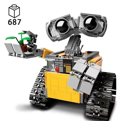 Buy Ideas Technical Robot Building Block Famous Film WALL E, Technic Set NEW  • 28£
