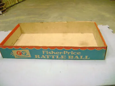 Buy 1967 Fisher Price Rattle Ball #682 Used Store Display Box 22-1/2  X 12  X 3-1/2  • 10.51£