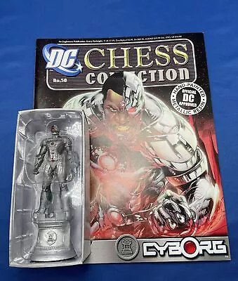 Buy Eaglemoss Official DC Chess Collection Cyborg Issue #58 With Magazine • 10.99£