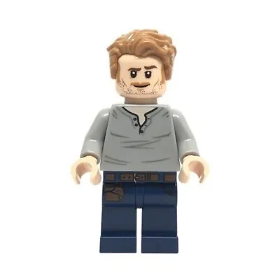Buy Genuine LEGO - Jurassic Park - Owen Grady (Shirt) - JW048 - New - Free P&P • 3.49£