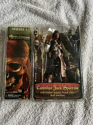 Buy NECA Pirates Of The Caribbean Series 3 CANNIBAL JACK SPARROW Action Figure • 85£