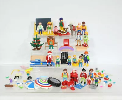 Buy Playmobil Christmas Xmas Themed Set School Reindeer Santa Children X23 Figures • 19.99£