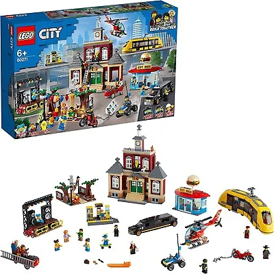 Buy LEGO 60271 - City Town Main Square Diner Building Set - New & Sealed • 114.90£