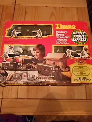 Buy Timpo Army Train With Box And Contents Not Complete Please Read Description. • 139£
