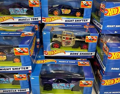 Buy Hot Wheels Pull-Back Speeders Toy Model Car 1:43 Selection Inc Bone Shaker & Mor • 7.99£