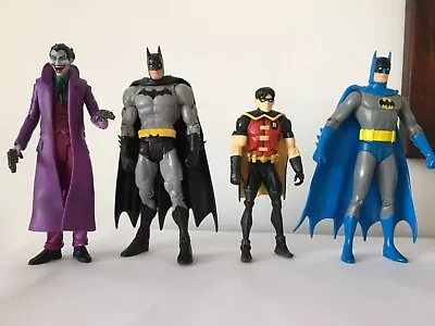 Buy DC Universe  Batman Robin Joker Action Figure Lot 6  Mattel • 21£
