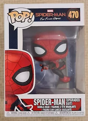 Buy #470 Spider-Man Upgraded Suit Marvel Funko Pop Far From Home  • 14.99£