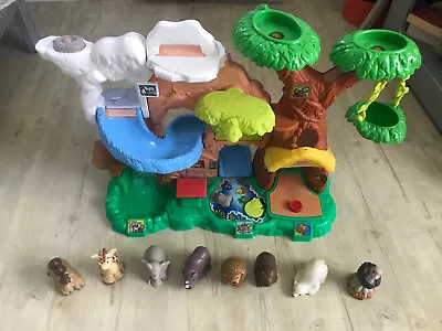 Buy Fisher Price Little People Zoo Talkers Treehouse & Jeep 2 Guardians - Animal Noises • 51.30£