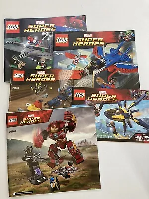 Buy LEGO Super Heroes Manual Bundle/Job Lot *Set Numbers In Description* V2 • 7.99£