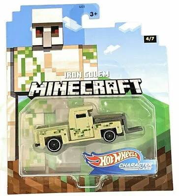 Buy Hot Wheels Die-cast Metal Minecraft Iron Golem Character Cars GPC05 • 4.73£