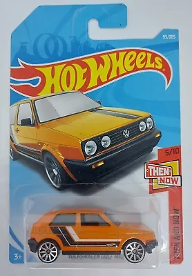 Buy Hotwheels Then And Now Volkswagon Golf Mk2 1/64 Diecast Car Long Card • 6.95£