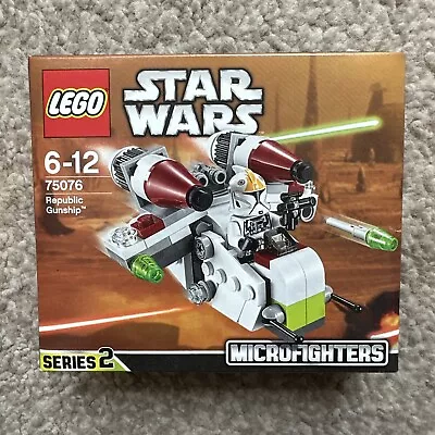 Buy LEGO Star Wars: Republic Gunship Microfighter (75076) Retired Set Brand New • 49.99£