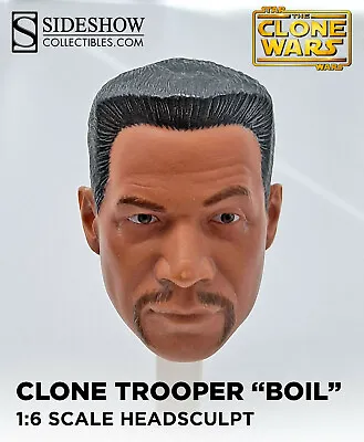 Buy Clone Trooper  Boil  Headsculpt  – 1/6th Sideshow Toys - RARE • 19.99£
