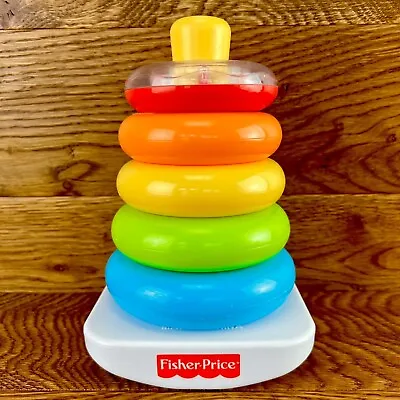 Buy Fisher Price Rock A Stack Toy Rings Stacking Baby Toddler Colourful Fisher-price • 14.99£