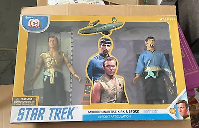 Buy Mego Star Trek 2-pack Mirror Universe Kirk & Spock Figure Set • 22£