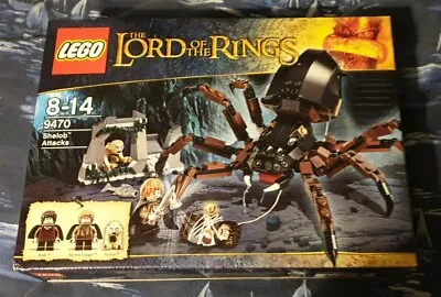 Buy LEGO The Lord Of The Rings, 9470 Shelob Attacks, Brand New, Sealed 2012 Retired • 84£