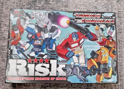 Buy Risk - The Decepticon Invasion Of Earth Transformers Board Game - Hasbro 2014 • 15£