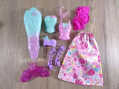 Buy Fashion For Barbie Dreamtopia Mermaid Candy Princess Solid Bodies Skirt (14396) • 13.33£