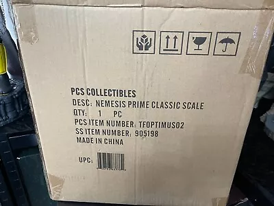 Buy Transformers Nemesis Prime G1 Classic Scale Statue PCS Collectibles Sideshow UK • 210£