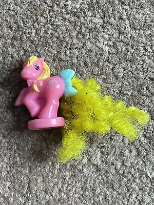 Buy Vintage My Little Pony G1 Petite Ponytail Pony Pink Yellow Clock • 7£