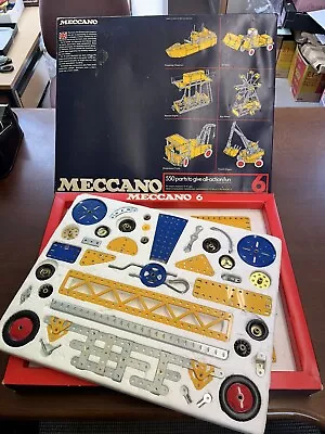 Buy Vintage Meccano Set 6 From 1972, 100% Complete In Original Box With Manuals • 95£