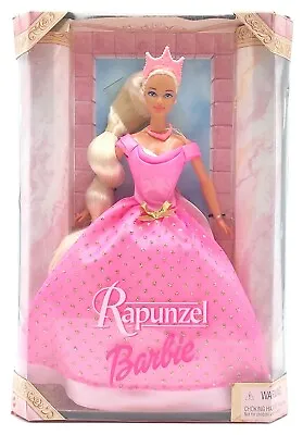 Buy 1999 Pink Dress Rapunzel Barbie Doll With Long Hair / Mattel 26757, NrfB • 77.95£