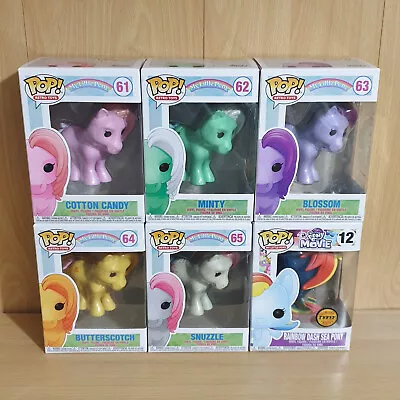 Buy Funko Pop! Vinyl Retro Toys My Little Pony Complete Set Of 5 + Rainbow Chase • 44.99£