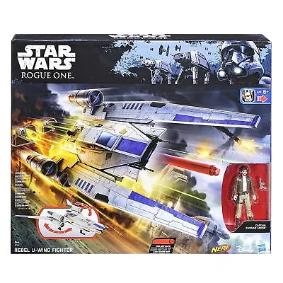 Buy Hasbro Nerf B7101 Star Wars Rogue One Rebel U-Wing Fighter Vehicle Toy • 39.99£