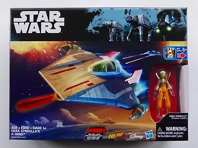 Buy Star Wars New Rebels Saga Rare A-wing Fighter Ship + Hera Syndulla Figure Misb • 44.99£