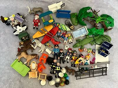 Buy Little Bundle Of Playmobil   Figures And Accessories  And Spares Job Lot • 7.99£