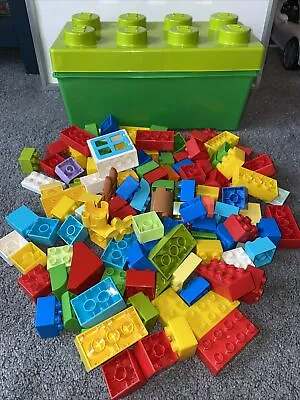 Buy LEGO Duplo Storage Box/ Tub Bricks Bundle  2x8 Stackable With Blocks • 25.99£